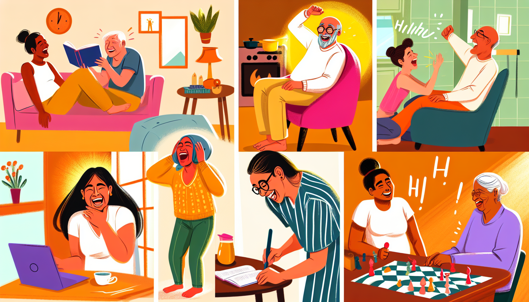 "Laugh Your Way to a Happier Life: The Benefits of Laughter in Daily Living"